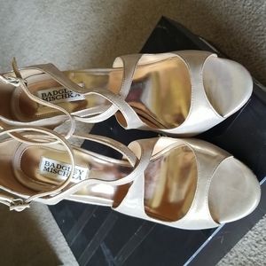 Gorgeous Badgley Mischka jeweled heels